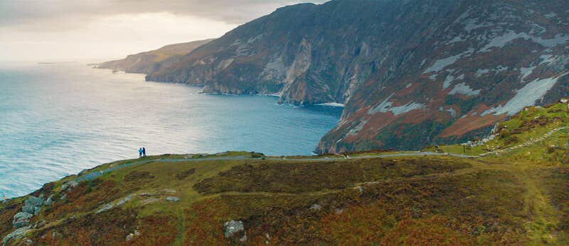 Slieve League mountain view in County Donegal