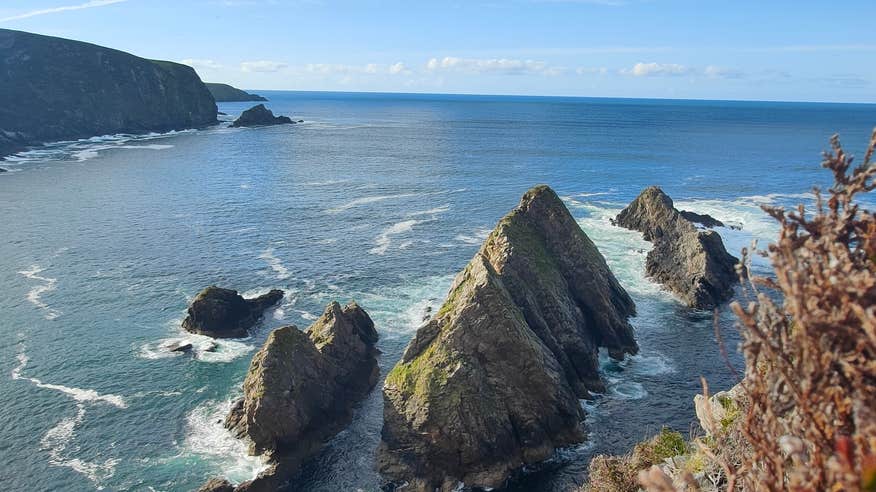 Aerial view of Erris Head in Mayo