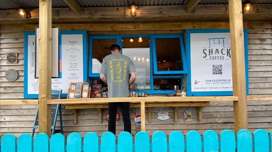 Sarah Hanrahan at Shack Coffee, Donegal