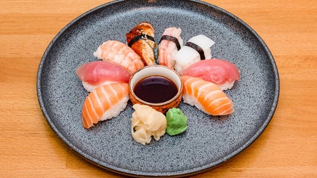 Kobe One Japanese Fusion Restaurant nigiri combo set
