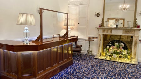 Reception area