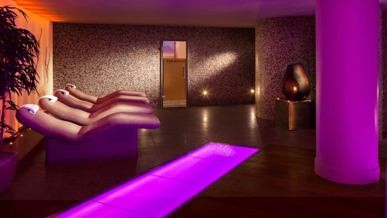 A view of the thermal suite at Spirit One Spa at The Galmont Hotel