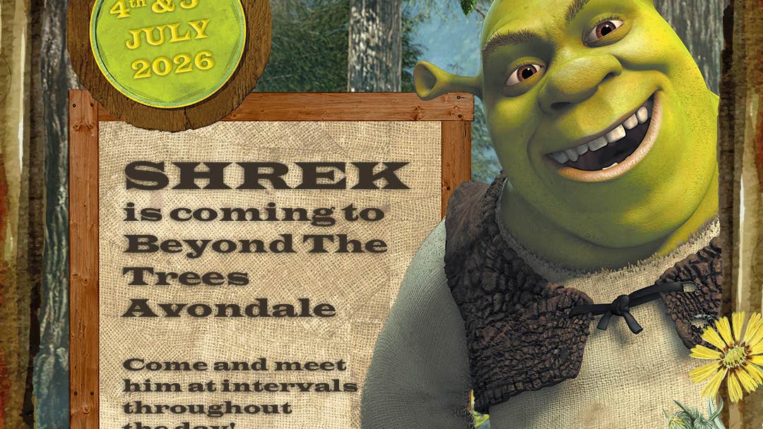 Come and meet Shrek at intervals throughout the day