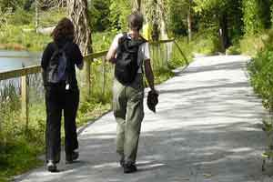 Walking at the Castlecomer Discovery Park
