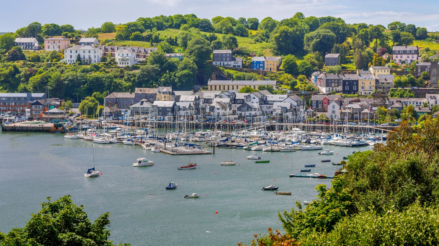Check out colourful Kinsale Harbour.