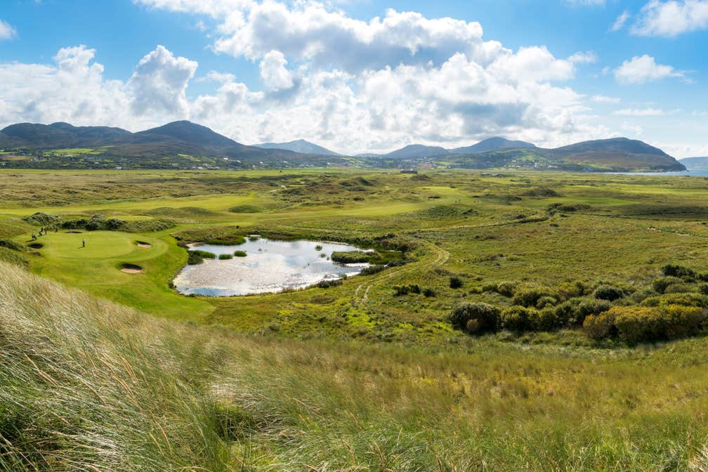Image of a golf club in Ballyliffin in County Donegal