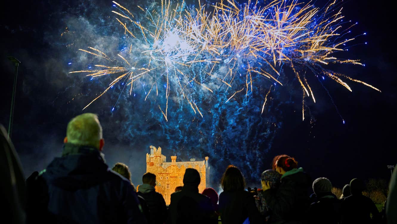 Fireworks at Bremore Castle Balbriggan