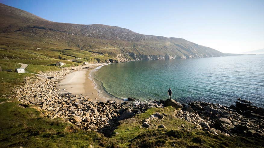Keem Beach on Acaill (Achill Island), Co Mayo