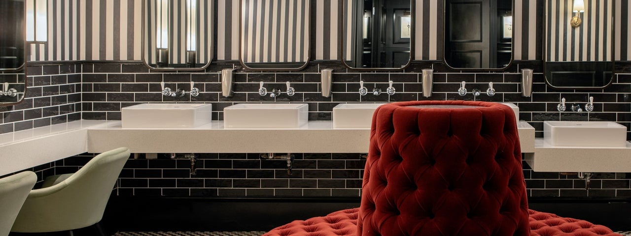 ladies bathroom