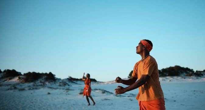 A still from The Kite Ballet, Crawford Art Gallery's selection for this year's Artists Film International, and one of 12 films in the screenings.