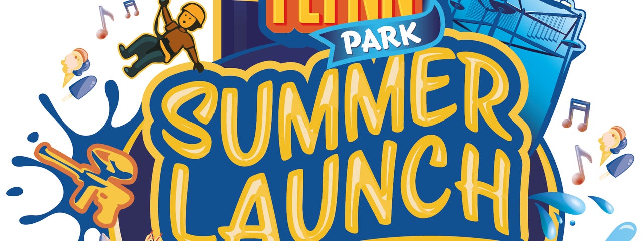 Logo incorporating elements of some of the activities at the event