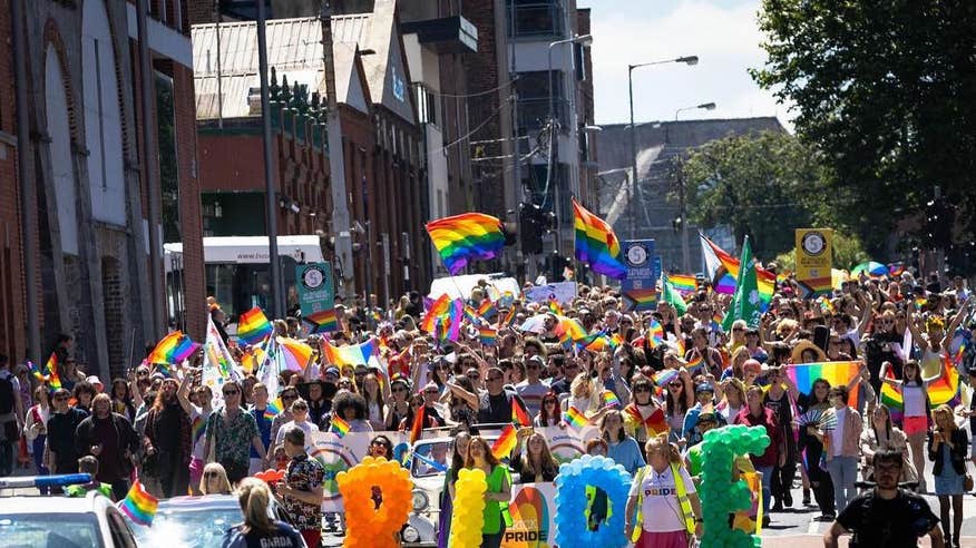 The Limerick Pride Parade in 2022
