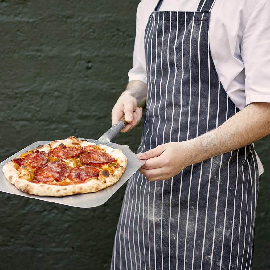 Tuck into a wood-fired pizza from Pavilion Pizzas.