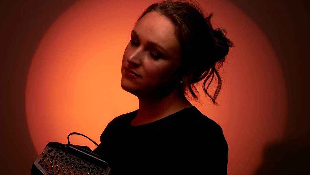 Contemporary concertina musician, Caroline Keane