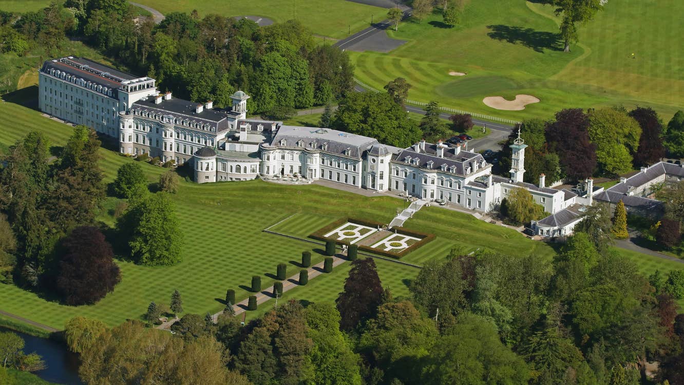 exterior aerial view