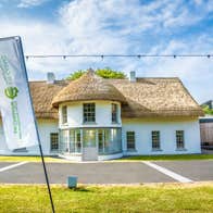 Thatched cottage which is home to the Casino Model Railway Museum