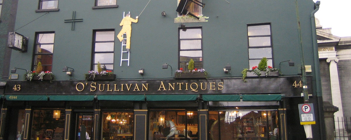 O Sullivan Antiques shop front exterior