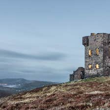 Signal tower with sea view