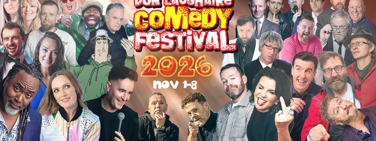 Dun laoghaire comedy festival promo poster