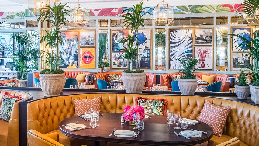 The Ivy Dawson Street view of interior booth