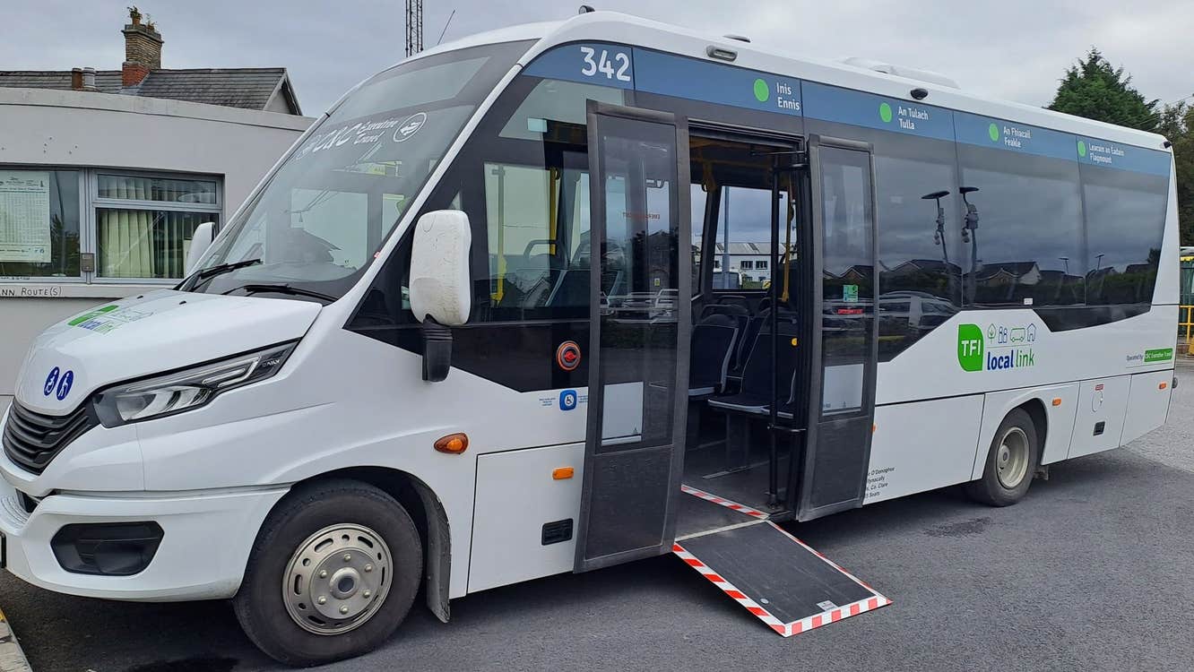 TFI Local Link bus with ramp access