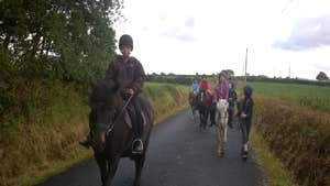 Image of people on trek