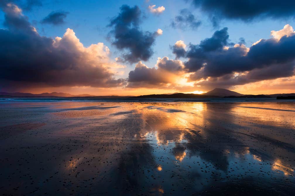 Image of the beach in Downings in County Donegal