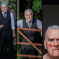 3 different images of same slightly cross looking man