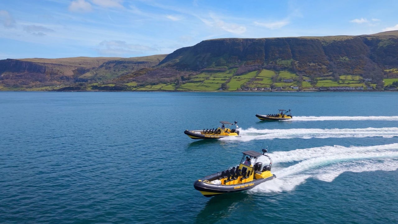 A view of Greystones Harbour with Dublin Bay Sea Safaris