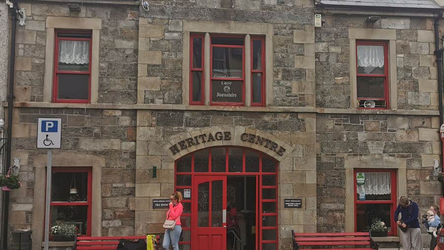 Stone exterior of Ardara Heritage Centre, Ardara, County Donegal