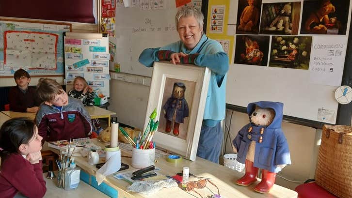 Children's art workshop with Deirdre Walsh