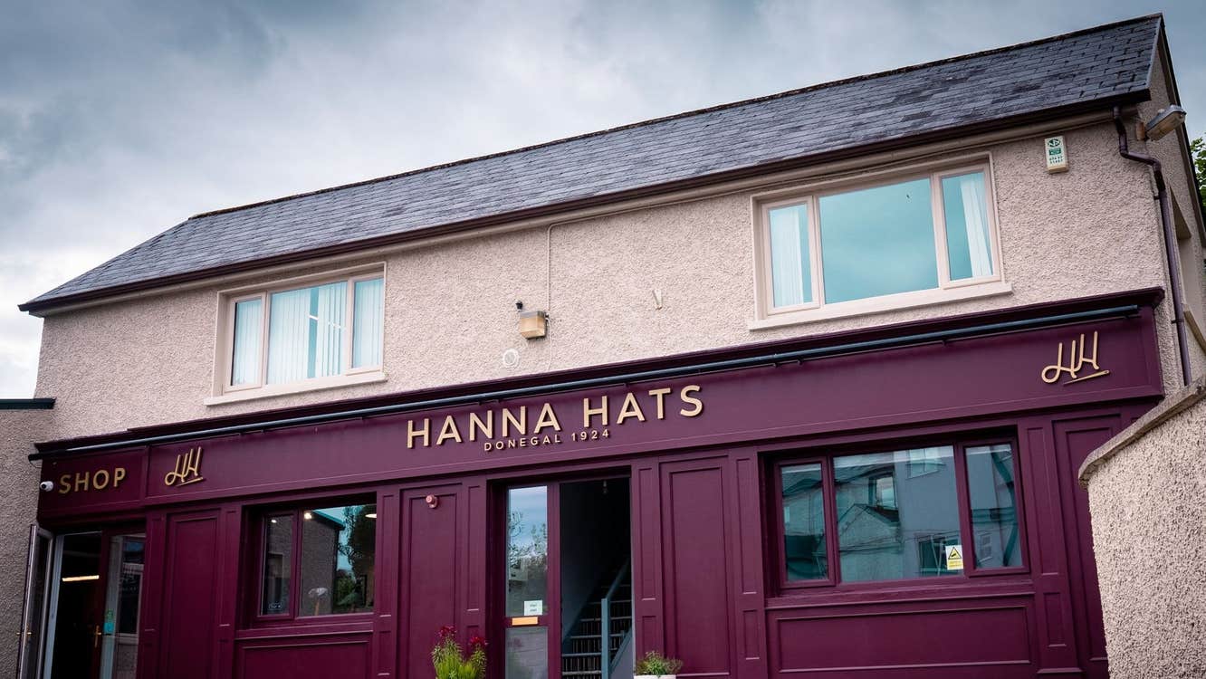 The exterior of Hanna Hats shop