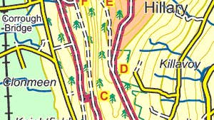 Mount Hillary looped walk map
