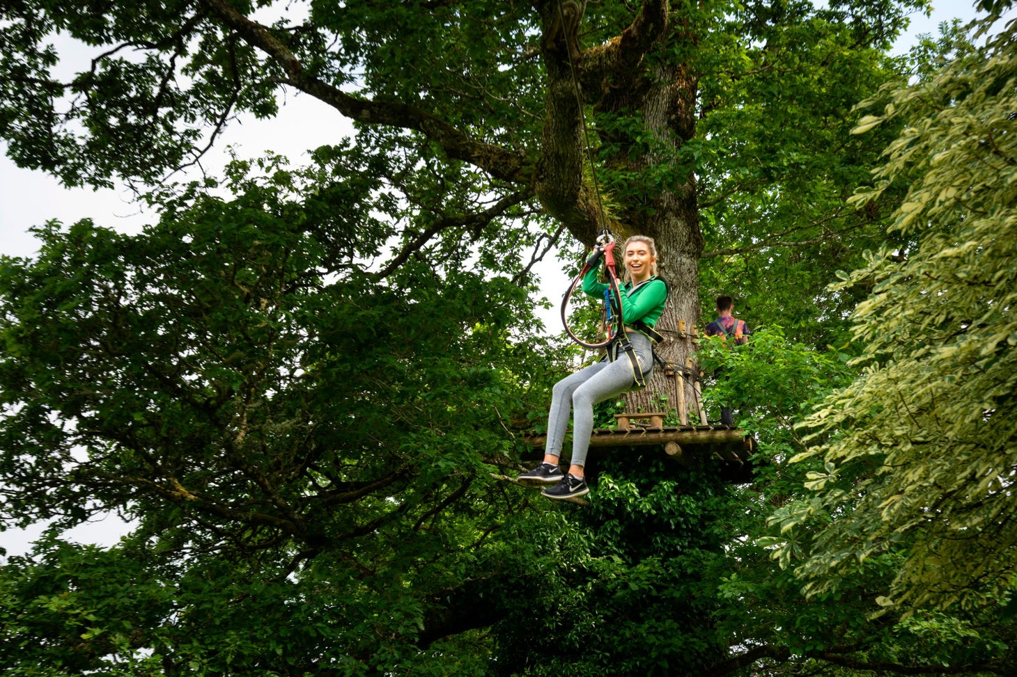 Ziplining at Lough Key Forest Park