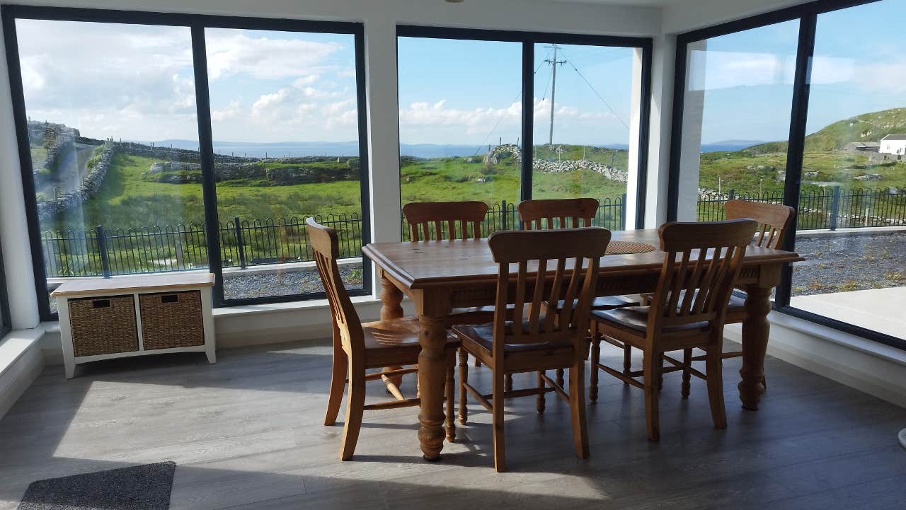 Dining room with table and chairs
