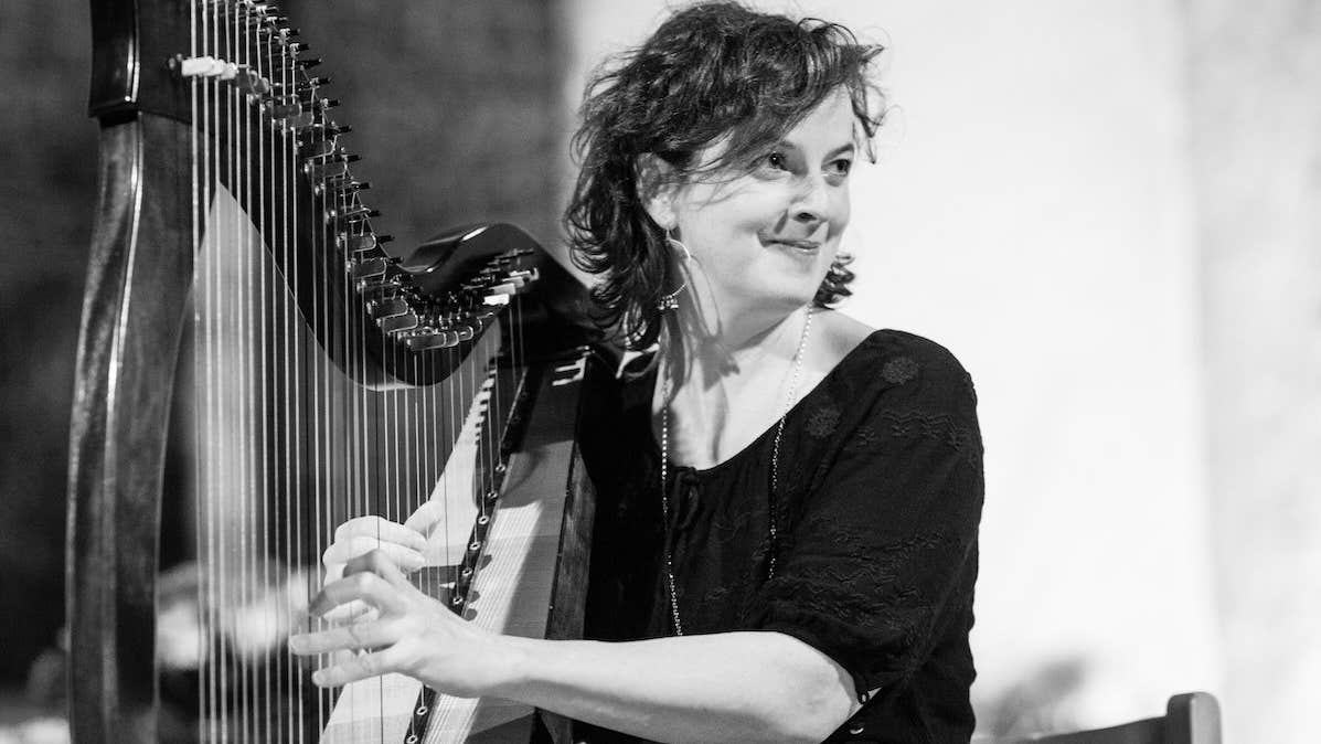 Harpist Laoise Kelly, part of TradFest 2025