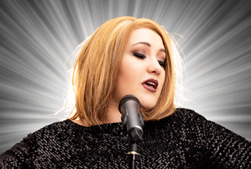 Christina Rogers with a show of Adele songs