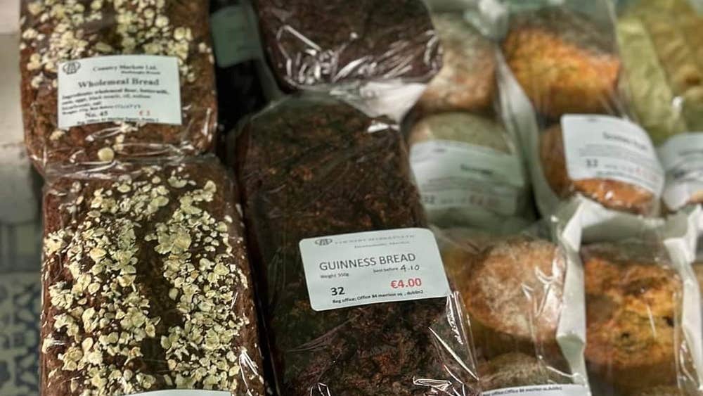 A selection of packaged home made bread