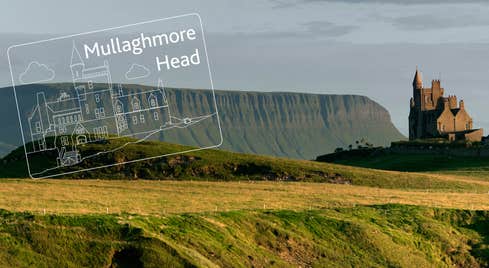 Mullaghmore Head in the Wild Atlantic Way with the passport stamp