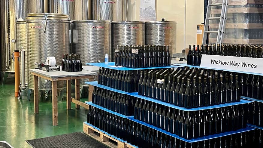 Inside the Wicklow Way Wines winery in Co Wicklow