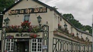 Hole in the wall exterior