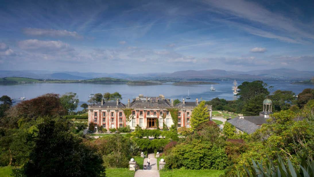 Bantry House surrounded by lush gardens in County Cork