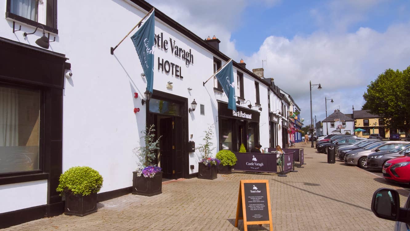 Front view of the hotel