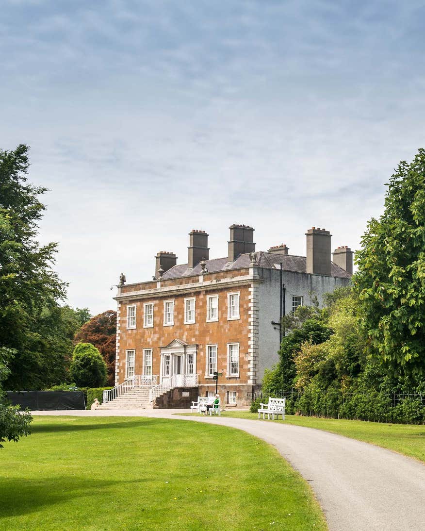 Exterior view of Newbridhe House in County Dublin