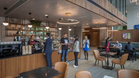 Coffe dock at The Samuel.