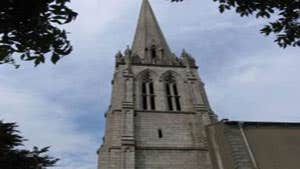 The spire of Saint Marys Church