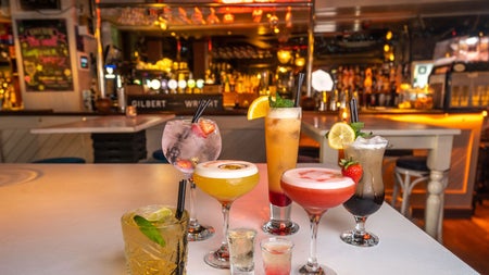 A selection of cocktails from the menu at Gilbert and Wright Malahide