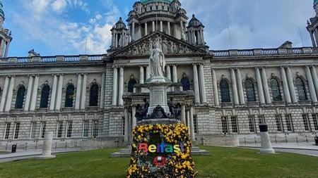 A large stately building in Belfast City
