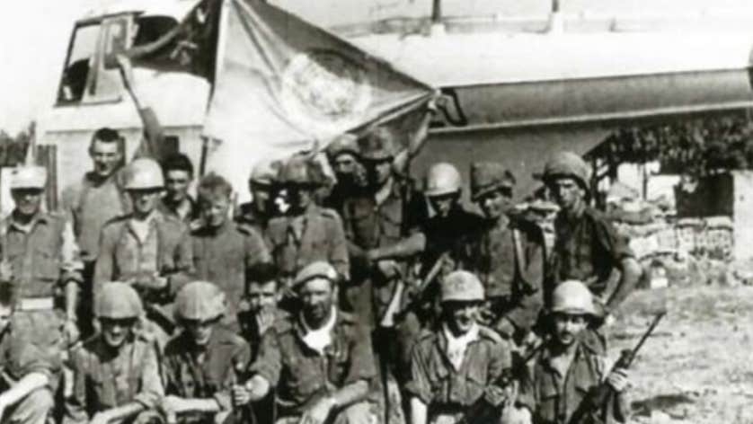 Lt Noel Carey & No 3 Platoon