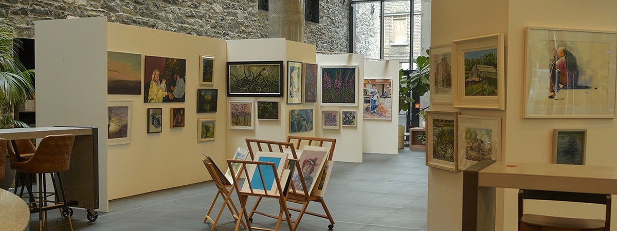 The exhibition brings together painting, drawing, printmaking and mixed-media work by established and emerging artists from across Ireland, including Club members and artists selected through the annual Open Submission.
